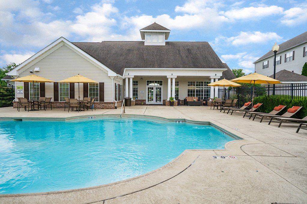 Clubhouse Overlooking the Pool and Sundeck