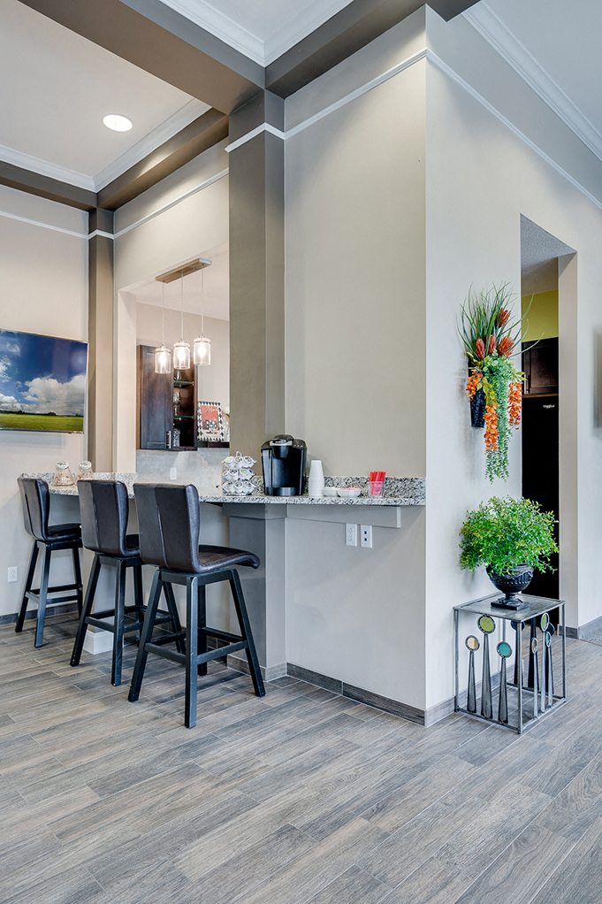 Clubhouse with Coffee Corner