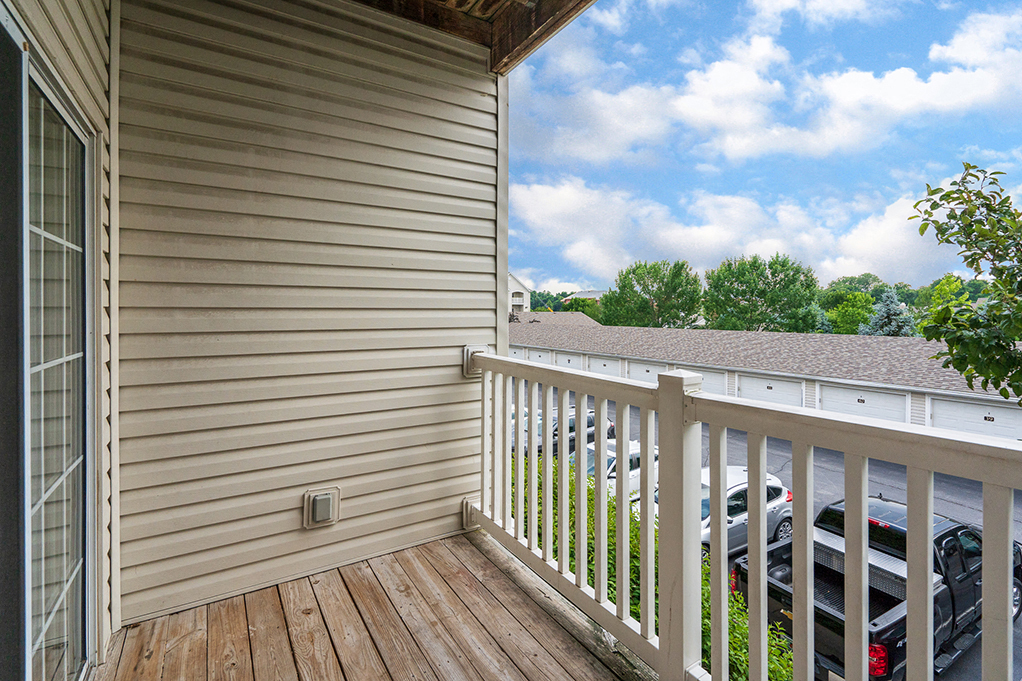 Large Private Exterior Balcony