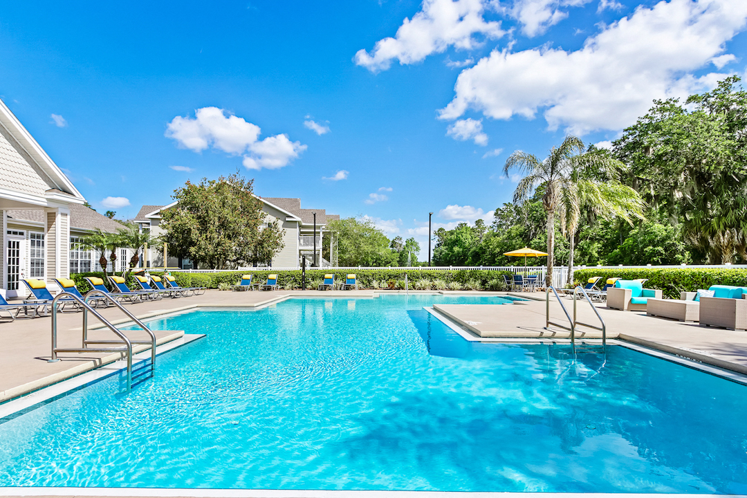 Expansive Outdoor Pool