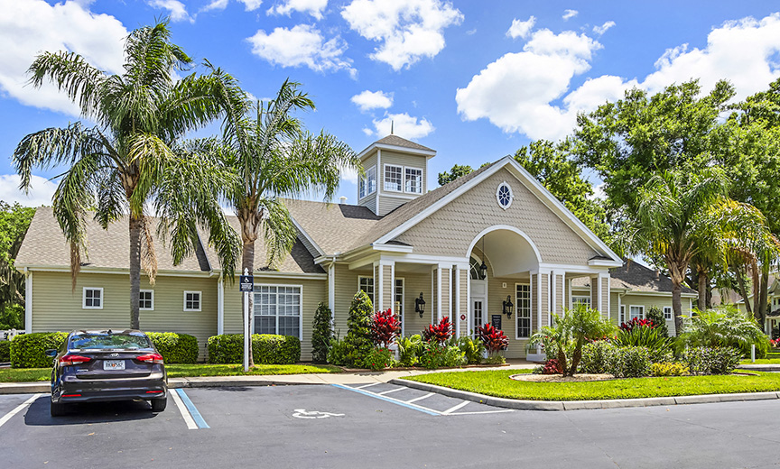 Exterior of the Huntington at Sundance Clubhouse