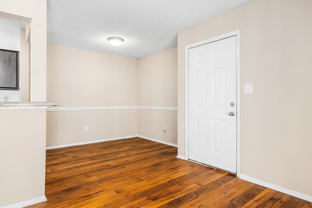 Separate Dining Room Area With Ceiling Light