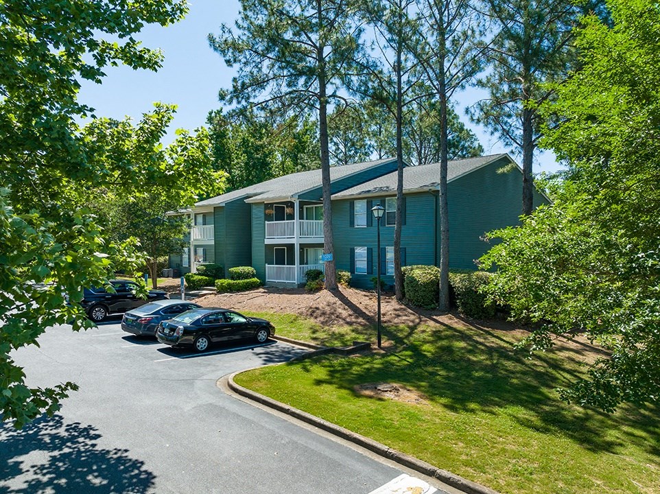 Lush Greenery Throughout The Community With Tall Trees