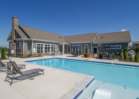 Outdoor Pool with Sundeck