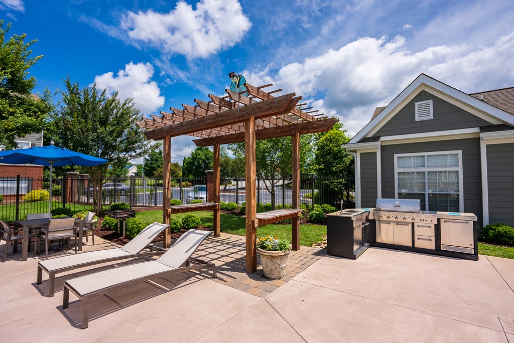 Pergola On The Pool Sundeck