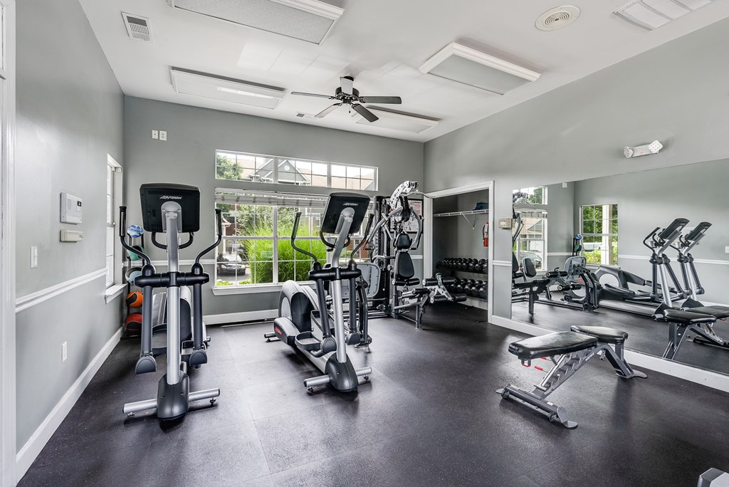 Cardio Equipment At The Fitness Center
