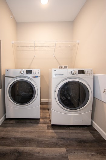 Full-Sized Washer & Dryer With Built-In Shelving - Photo Gallery 43