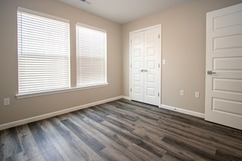 Bedroom Featuring Two Large Windows With Built-In Shades - Photo Gallery 37