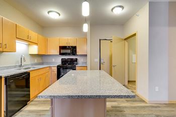 Expansive Kitchen Island