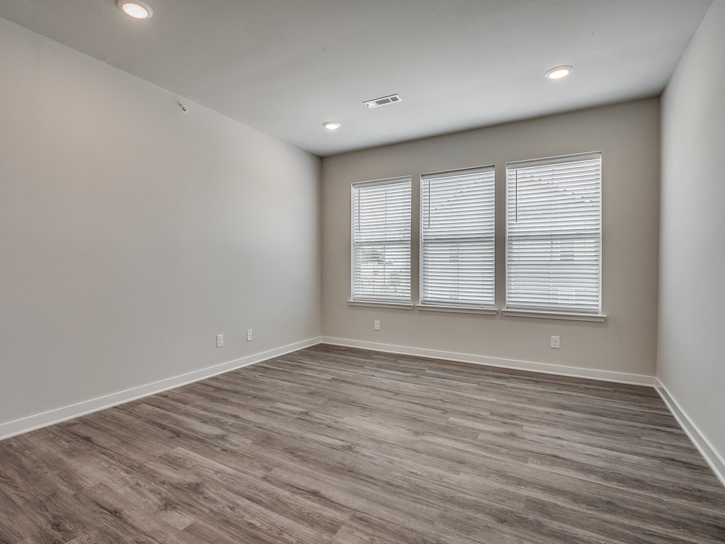 Living Area with Wood-Style Flooring