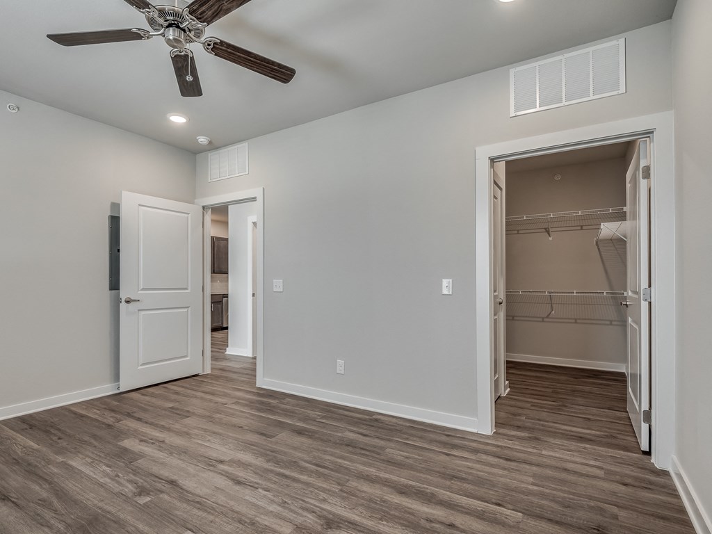 Bedroom With Walk-In Closet