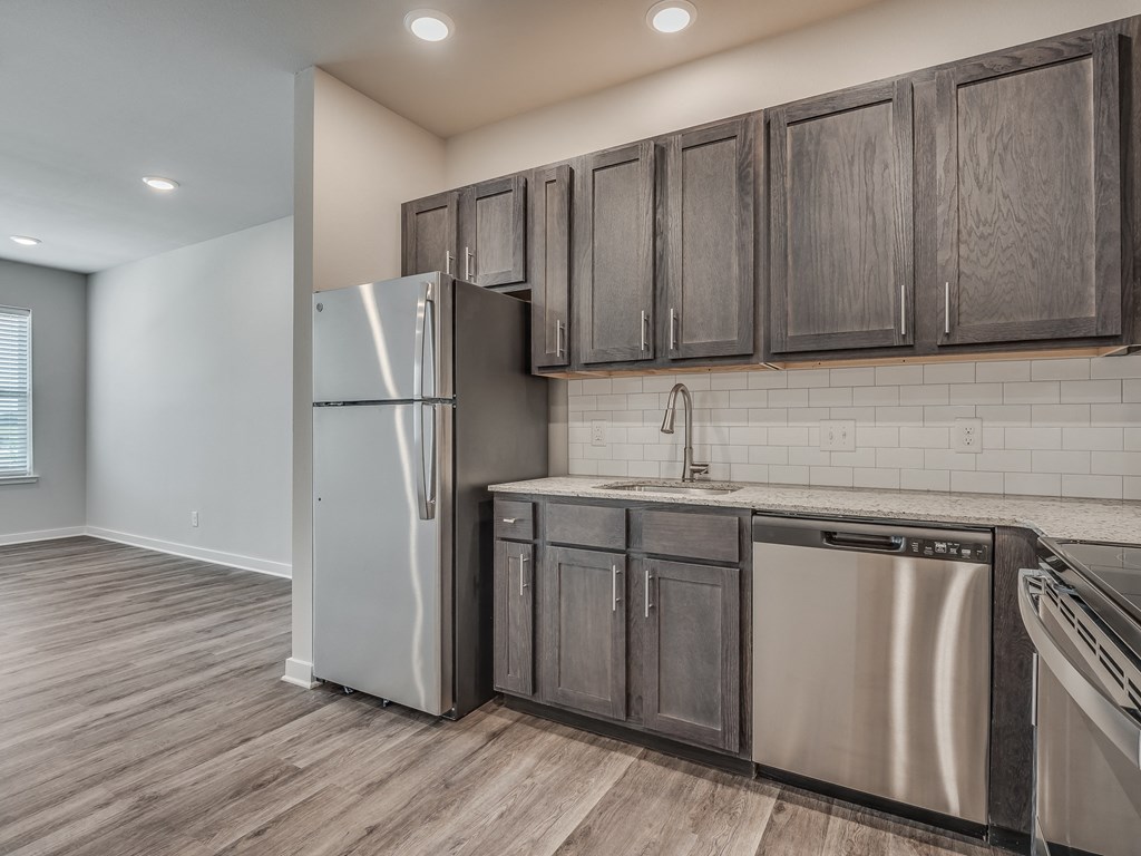 Kitchen With Tile Backsplash