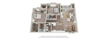 Lakes of Columbia_C_Two Bedroom Large