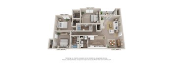 Lakes of Columbia_D_Three Bedroom