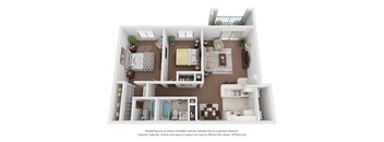 2 Bedroom Floor Plan