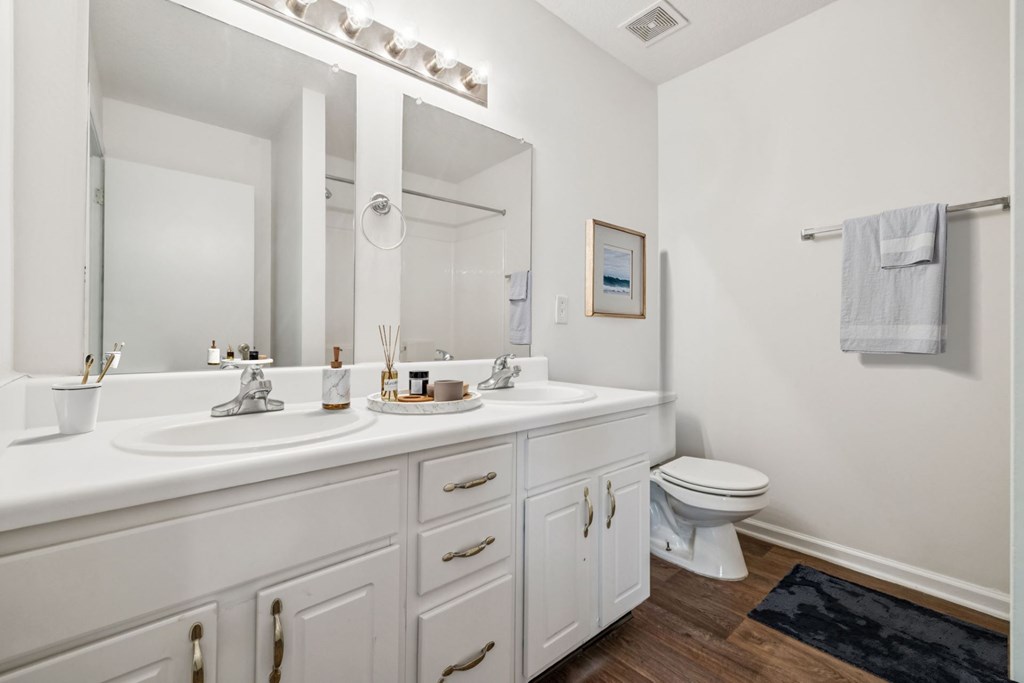 Bathroom with Dual Vanity