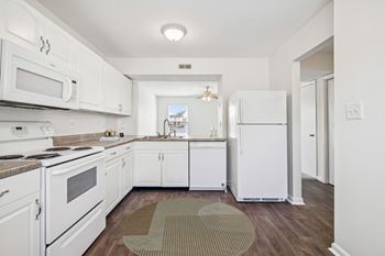 Kitchen with White Cabinetry