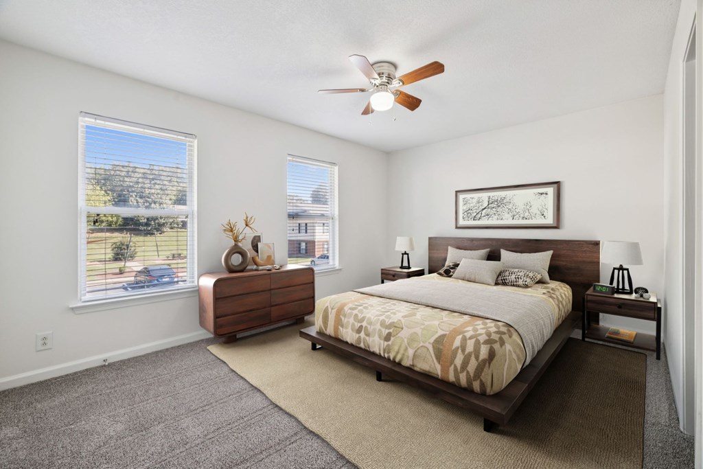 Bedroom with Abundant Natural Light