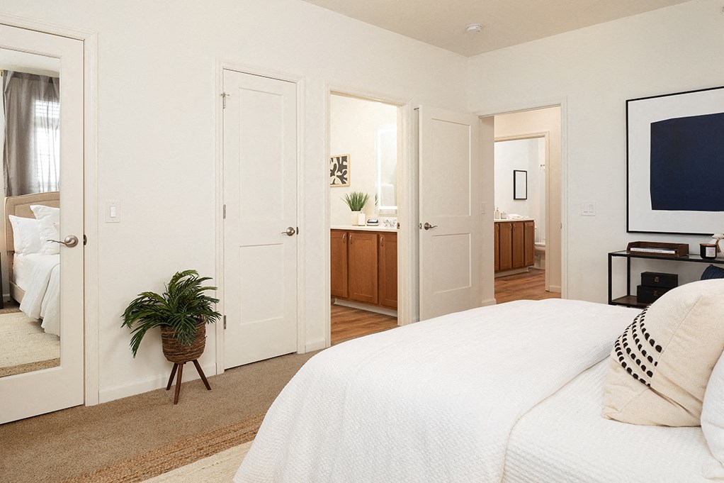 Spacious Bedroom with Attached Bathroom