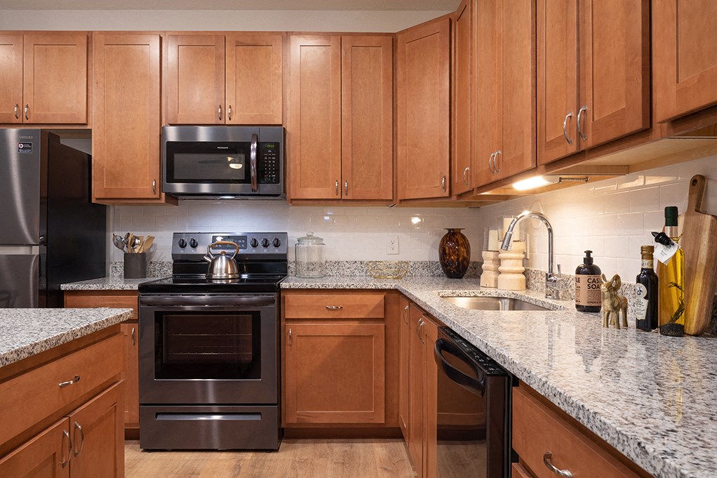 Plenty of Parking Spaces in Front Of Meadowridge Apartment Buildings