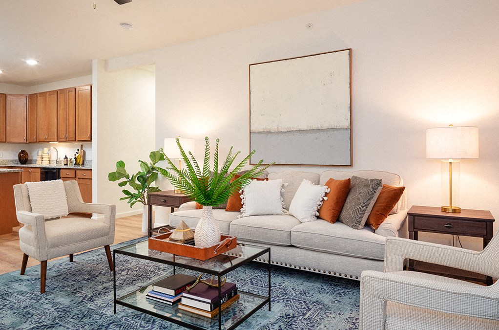 Large Open Concept Living Room