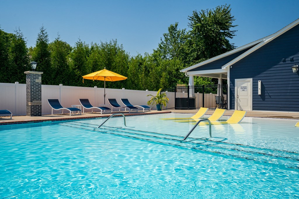 Sun Lounger Chairs At The Zero-Entry Pool