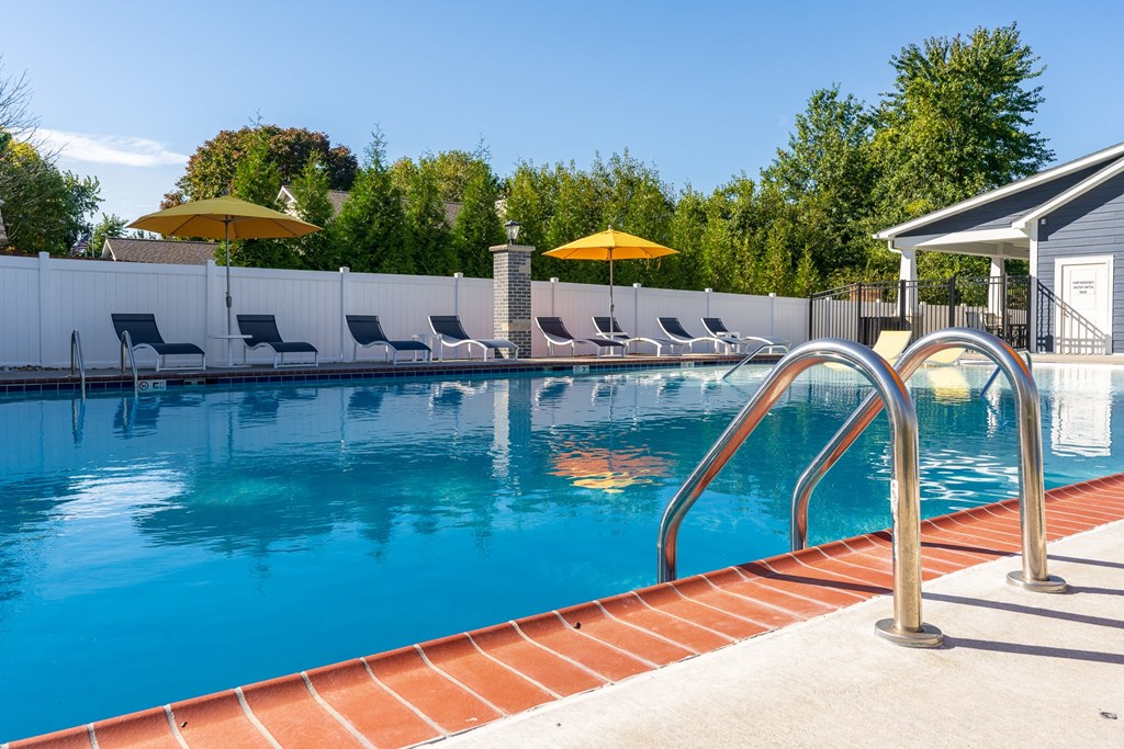 Inviting Outdoor Pool with Lounge Furniture