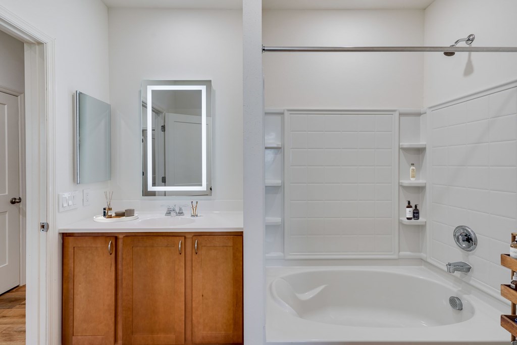 Bathroom with Modern Finishes