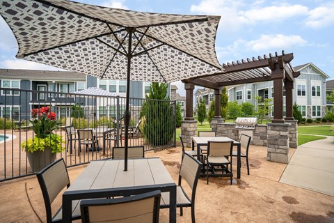 Sun Umbrella at the Outdoor Terrace