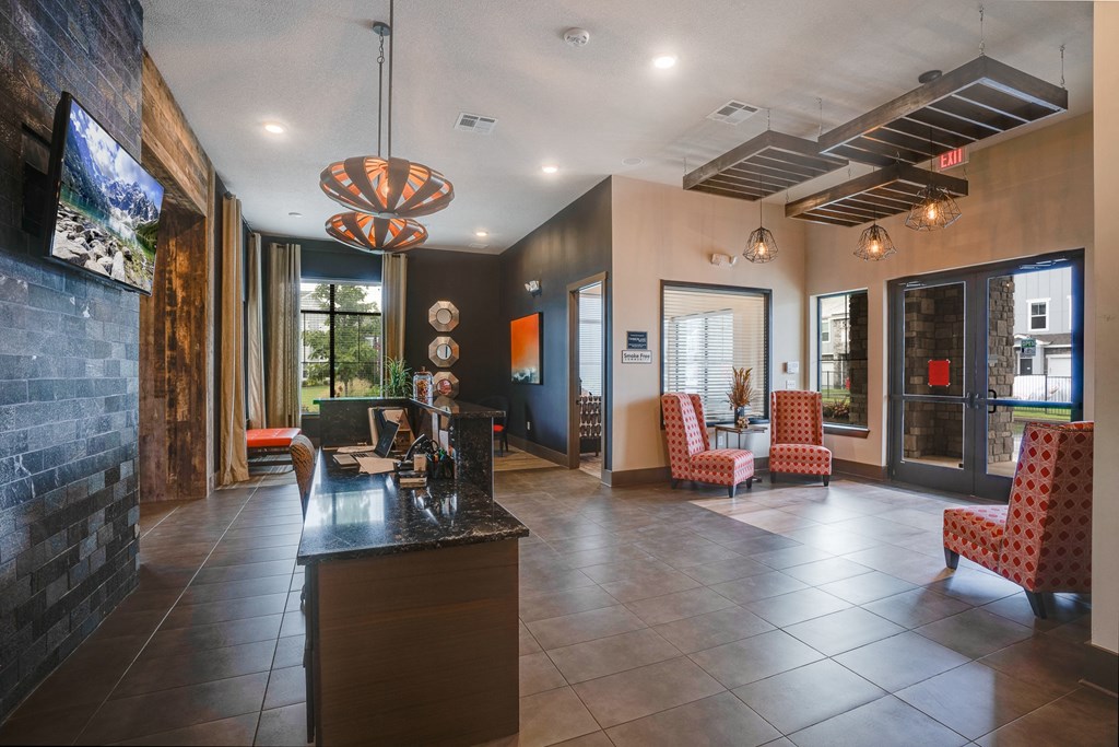 Clubhouse Lobby with Plush Seating