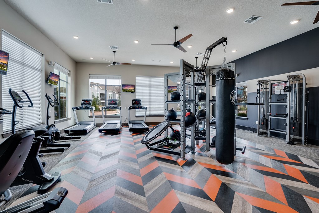 Cardio and Weight Equipment at the Fitness Center