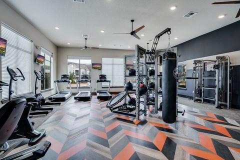 Cardio and Weight Equipment at the Fitness Center