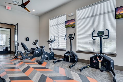 Cardio Equipment at the 24-7 Fitness Center