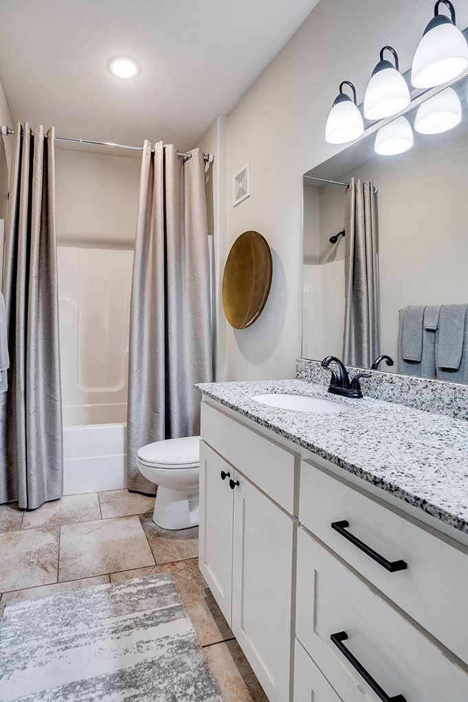 Bathroom with Large Shower and Tub