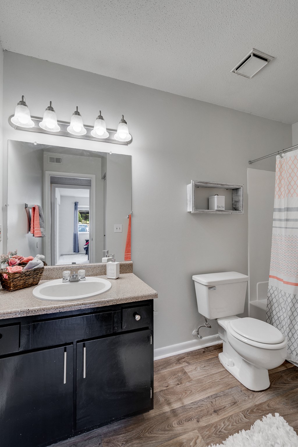 Bathroom Vanity With Overlight Mirror