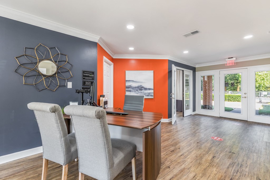 Leasing Desk in the Clubhouse