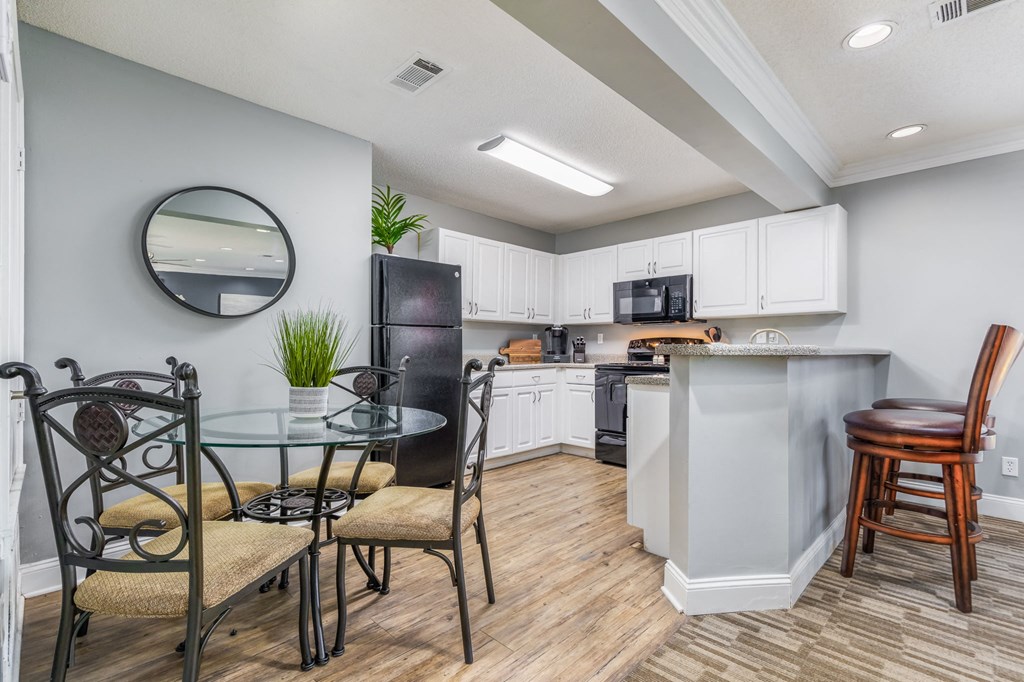 Clubhouse Kitchen with Breakfast Bar