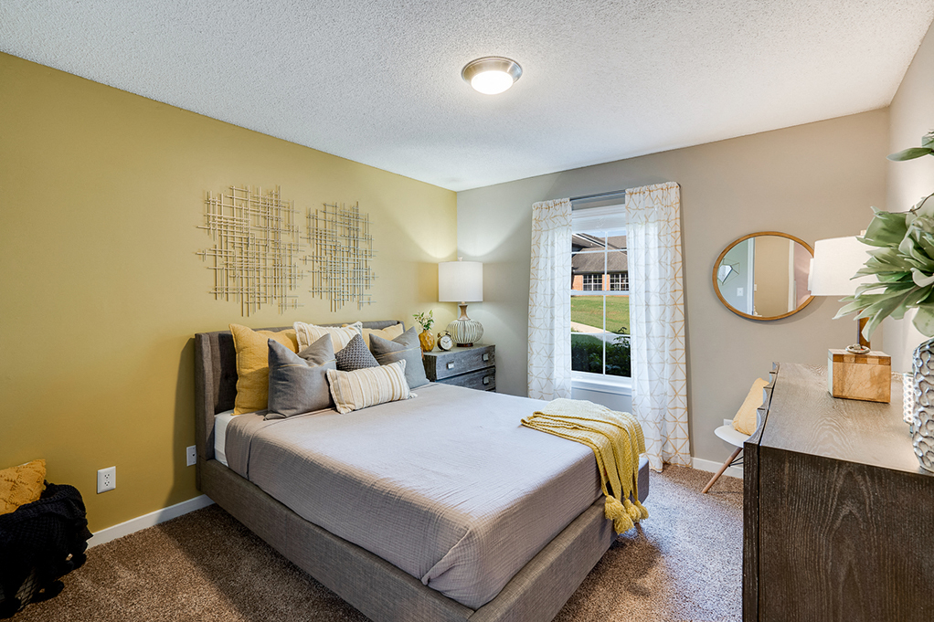 Bedroom with Large Window