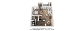 One Bedroom Floor Plan