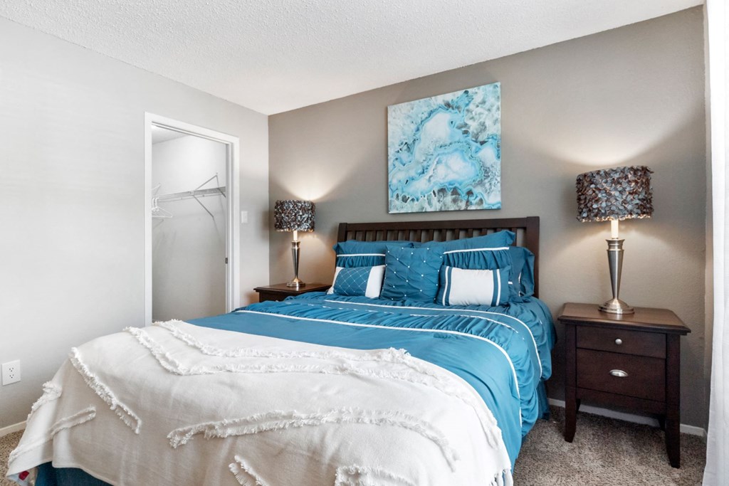 Bedroom With Walk-In Closet