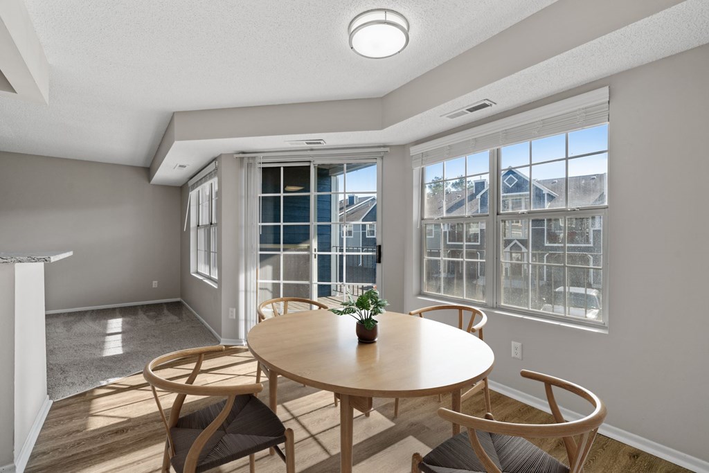 Dining Room Area with abundant natural lighting