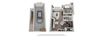 Parkway Lakeside_Oak_Garage_TH Combined