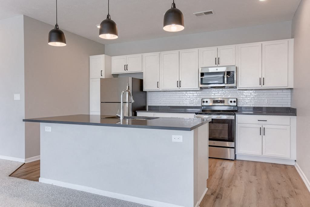 Kitchen with Overhead Lighting