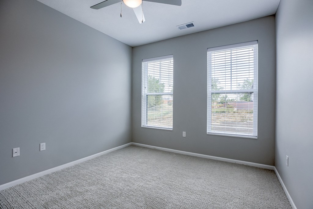 Bedroom with Large Windows