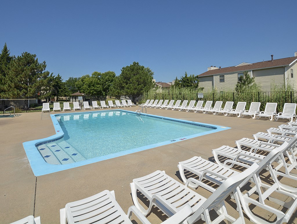 Outdoor Pool with Shallow Steps