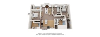 Prairie Lakes_Three Bedroom B