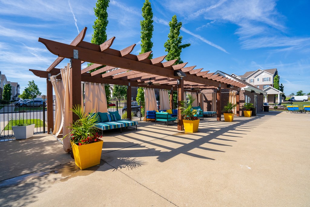 Expansive Outdoor Pergola