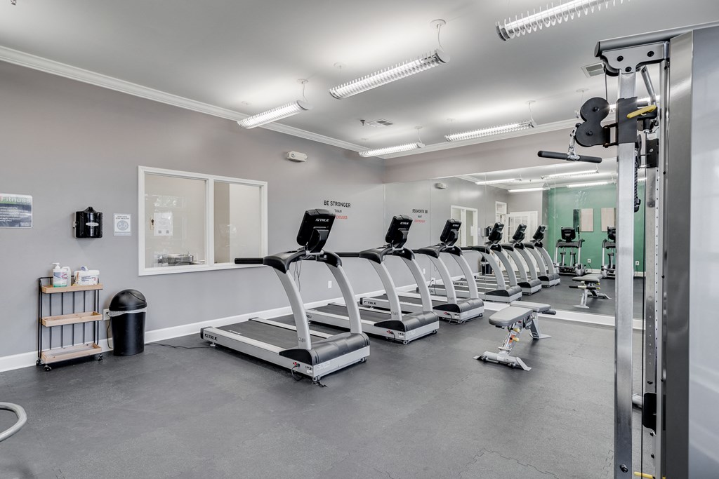 Treadmills At The Fitness Center