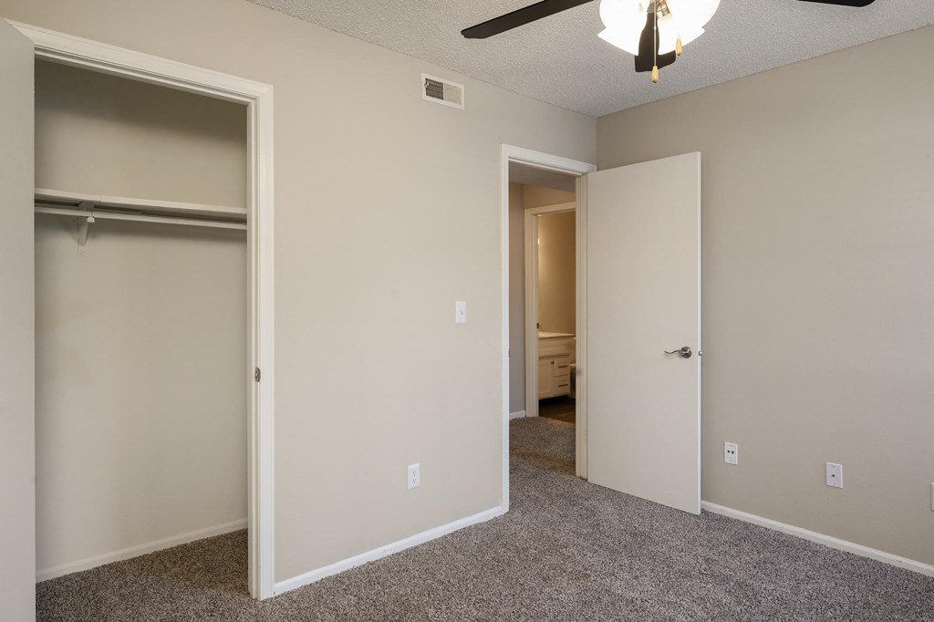 Bedroom With Closet