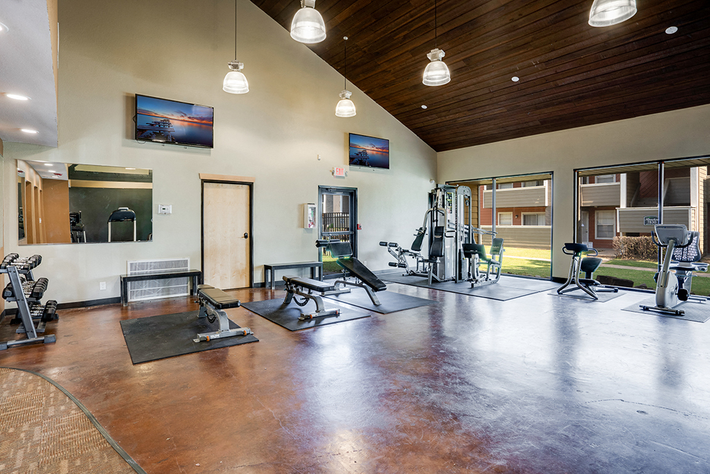 Weight Equipment in the Fitness Center
